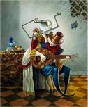 Michael Cheval Michael Cheval Distilled Blues (SN) (Stretched)